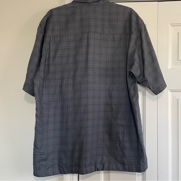 IZOD Men's Button Down Shirt Silk/Cotton Size Large - Picture 4 of 8